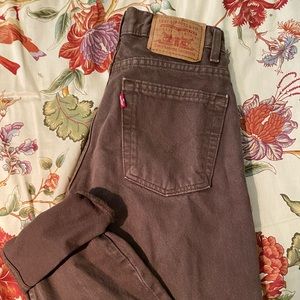 Chocolate brown Levi’s!!!